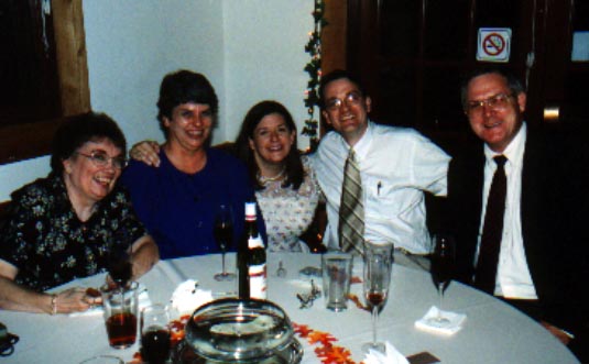 Mom Curtis with Kirk and Jennifer James and R&B